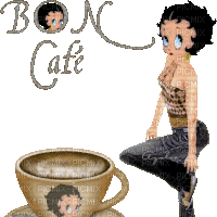 bon café - Бесплатный анимированный гифка