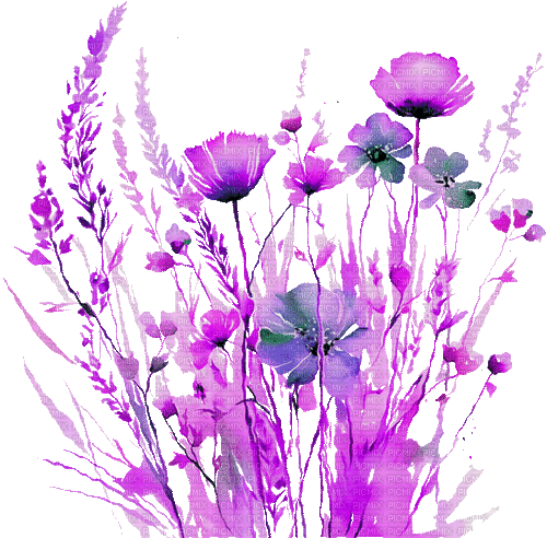 ♥❀❀❀❀ sm3 flowers deco wind gif pink - Ingyenes animált GIF
