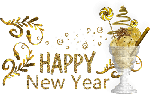 happy new year - бесплатно png