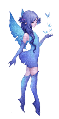 blue fairy fantasy laurachan - ilmainen png