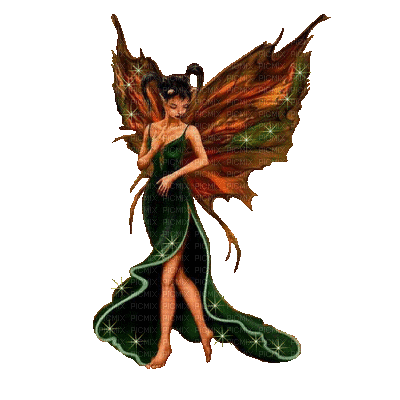 femme papillon ** - Darmowy animowany GIF