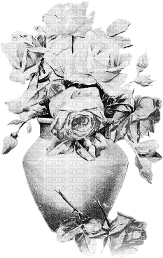 soave deco vase vintage flowers rose - zadarmo png