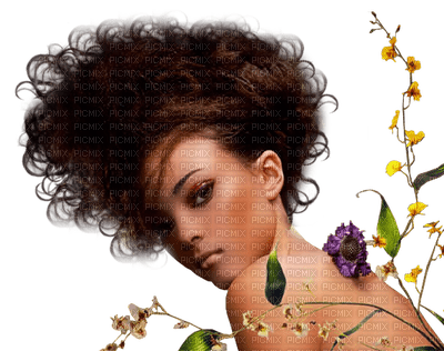 Kaz_Creations Woman Femme Flowers - ücretsiz png