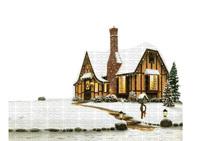 Winter House1-- Nitsa - 免费PNG