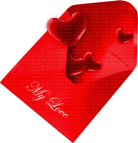 Envelope.Hearts.Red - Free PNG