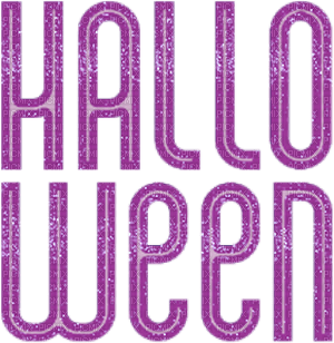 soave text halloween happy purple - ücretsiz png