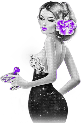 soave woman fashion glass cocktail new year - δωρεάν png