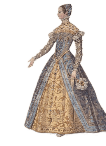Woman, baroque - ilmainen png