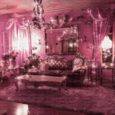 Pink Living Room - Ilmainen animoitu GIF