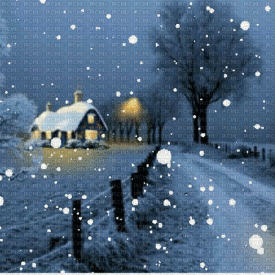 winter landscape bg GIF  hiver paysage fond - Animovaný GIF zadarmo
