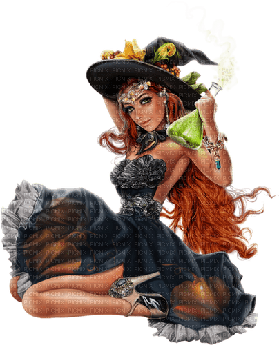 halloween witch - png ฟรี