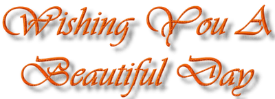 Kaz_Creations Text Wishing You a Beautiful Day - 免费PNG