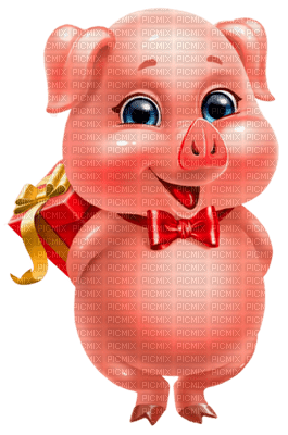 New Year pig by nataliplus - бесплатно png