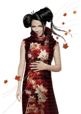 Kaz_Creations Woman Femme Autumn - png gratuito