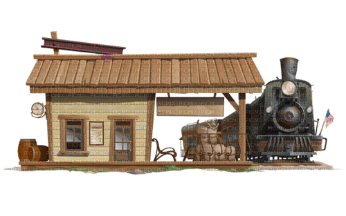 Town Train Station - 無料png