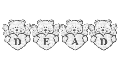 D-E-A-D (Unknown Credits) - Free PNG
