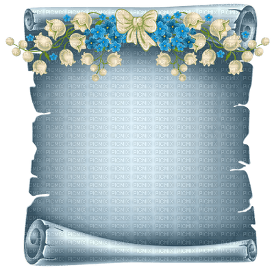 banner flowers banderole fleur - PNG gratuit