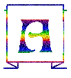 Lettre Arc en ciel - 免费动画 GIF