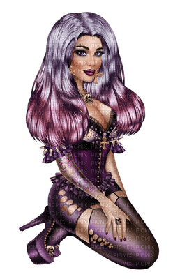 gothic  femme woman frau beauty tube human person people - 免费PNG