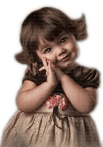 Rena Vintage Girl Kind Child - PNG gratuit