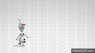 Olaf - GIF animado grátis