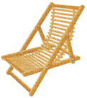 Kaz_Creations Deco Wooden  Beach Chair - Free PNG