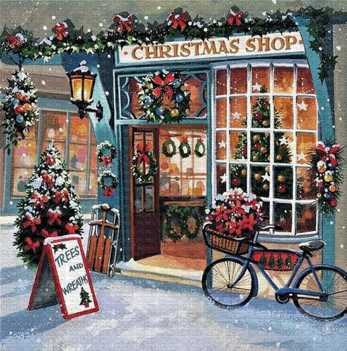 Christmas shop - png ฟรี