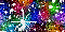 encre multicolore - GIF animado grátis