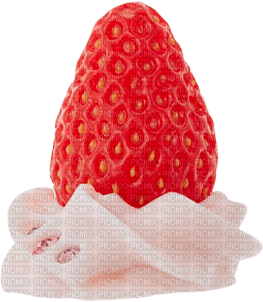 pink strawberry cream - nemokama png