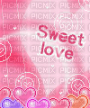 sweet love pixel gif - Free animated GIF