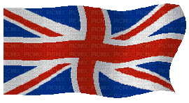 drapeau anglais - Бесплатный анимированный гифка