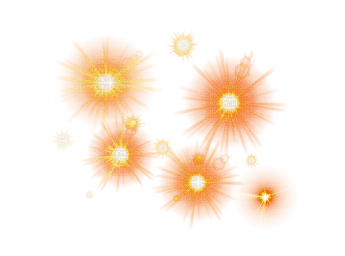 Sparkles.Orange - png grátis
