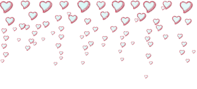 Kaz_Creations Transparent Pink Hearts Love - 無料png