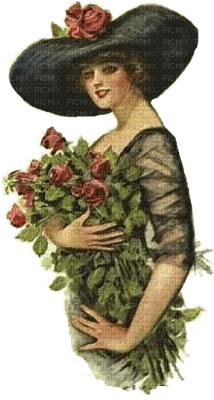 woman-victorian - Free PNG