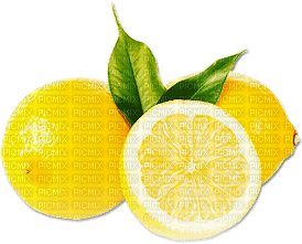 soave deco summer fruit lemon  yellow green - ingyenes png