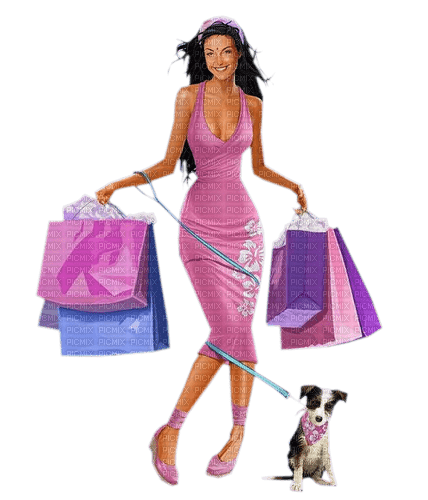 Shopping Woman - Bogusia - kostenlos png