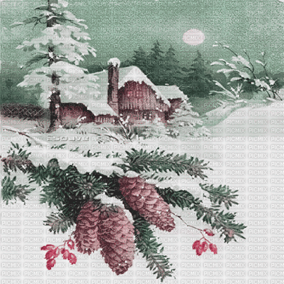 soave background animated winter vintage christmas - GIF animado gratis