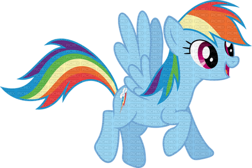pony rainbow - zdarma png