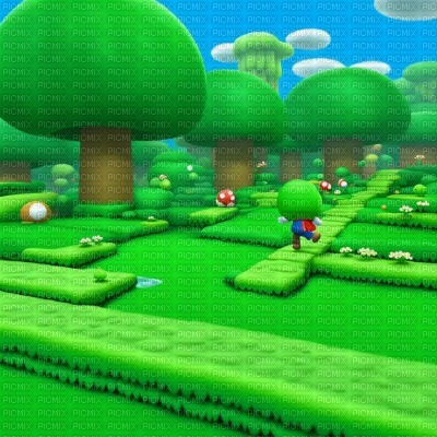 Green New Super Mario Bros Land - PNG gratuit