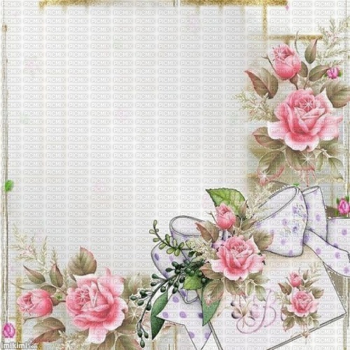 Background Rose Pink Gold - Bogusia - Free PNG