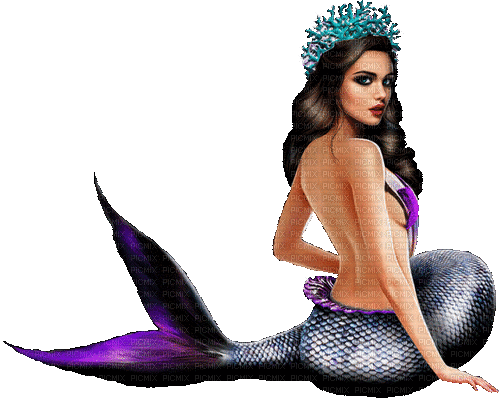 mermaid by nataliplus - Free animated GIF
