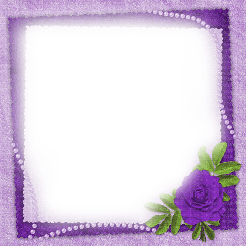Frame.Rose.Purple - By KittyKatLuv65 - png ฟรี