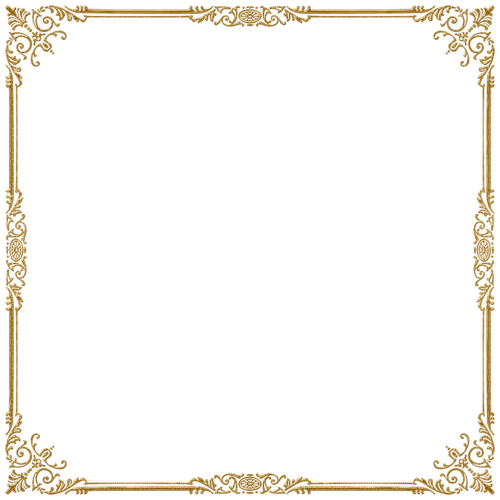Gold frame Rox - Free PNG