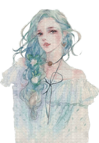 girl watercolour, Adam64 - 免费PNG