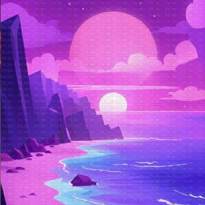 Purple Beach - nemokama png