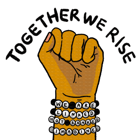 Together we rise - GIF animé gratuit