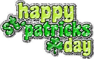 Happy St. Patrick´s Day text - Free animated GIF
