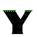 Kaz_Creations Alphabets Green  Letter Y - Безплатен анимиран GIF