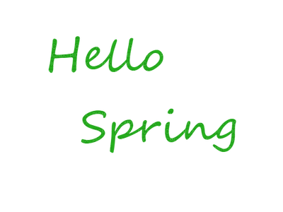 text spring green tube - PNG gratuit