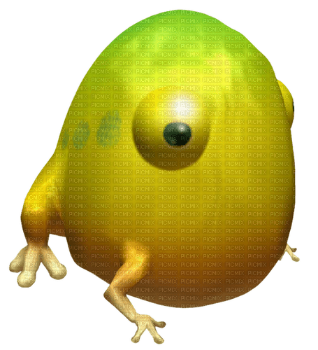 yellow wollywog - png grátis